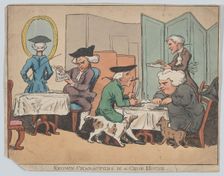 Known Characters in a Chop House, 1800-1820., 1800-1820. Creator: Anon
