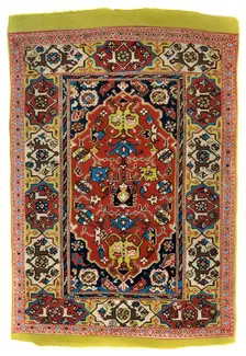 Knotted wool carpet, c1600 (1958)