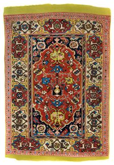 Knotted wool carpet, c1600 (1958)