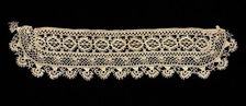 Knotted Lace Cuff, 17th century. Creator: Unknown