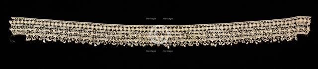 Knotted Lace Collar, 17th century. Creator: Unknown.