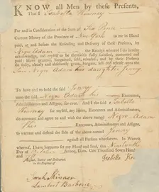 Know all men by these presents that I [blank] for and in consideration of the sum..., 1778-10-18. Creator: Unknown