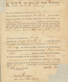 Know all men by these presents that I [blank] for and in consideration of the sum..., 1778-10-18. Creator: Unknown