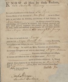 Know all men by these presents that I [blank] for and in consideration of the sum..., 1778-10-18. Creator: Unknown