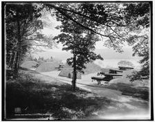 Knox Battery, U.S. Military Academy, c1901. Creator: William H. Jackson