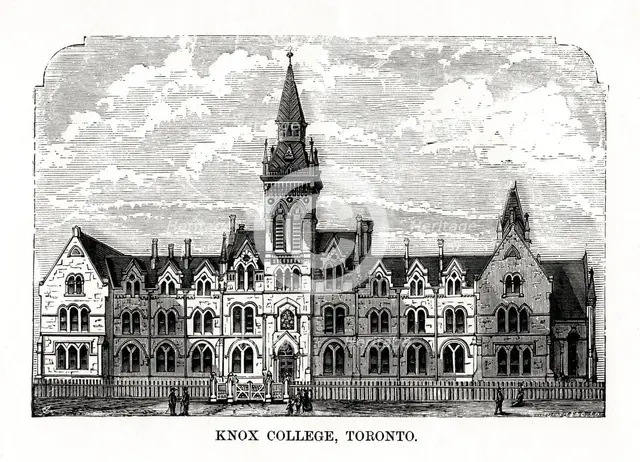Knox College, Toronto, Ontario, Canada, 19th century. Artist: Unknown