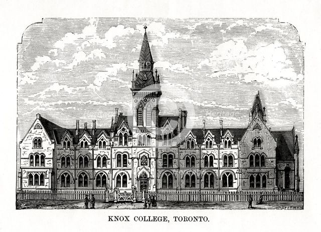 Knox College, Toronto, Ontario, Canada, 19th century. Artist: Unknown