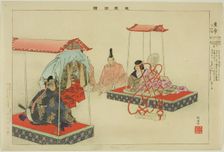 Kotei, from the series "Pictures of No Performances (Nogaku Zue)", 1898. Creator: Kogyo Tsukioka
