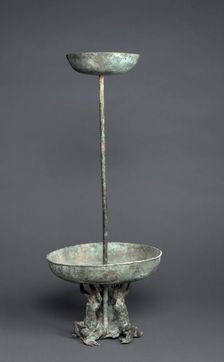 Kottabos Stand with Marine Centaurs, 200s BC. Creator: Unknown