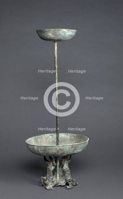 Kottabos Stand with Marine Centaurs, 200s BC. Creator: Unknown.