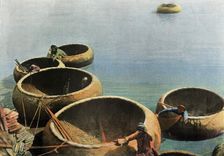 Kouffehs Sur L'Euphrate (Kuphars on the Euphrates), 1900. Creator: Unknown