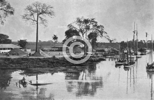 ''Kountiaour. Vue generale; L'Ouest Africain', 1914. Creator: Unknown.