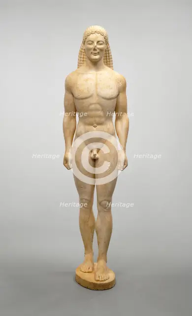 Kouros, about 530 BC or modern forgery. Creator: Unknown.