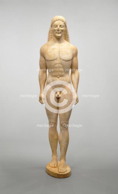 Kouros, about 530 BC or modern forgery. Creator: Unknown.