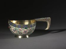 Kovsh (Cup), 1896-1906. Creator: House of Fabergé (Russian, 1842-1918); Fedor I. Rückert (Russian, 1840-1917)