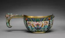 Kovsh (Wine Vessel), 1896-1906. Creator: House of Fabergé (Russian, 1842-1918); Fedor I. Rückert (Russian, 1840-1917), attributed to