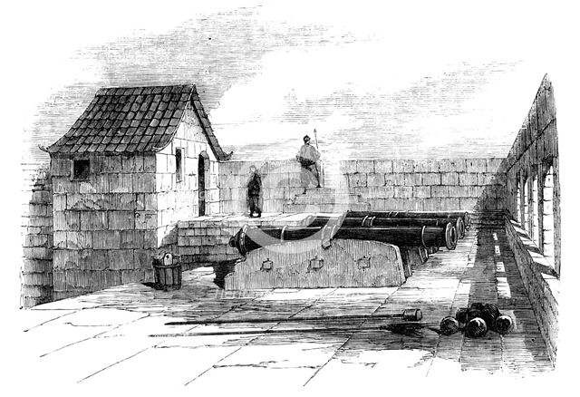 Kowloon Fort, opposite Hong-Kong, 1857. Creator: Unknown.