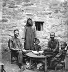 Kowloon, Hong Kong, China: a Chinese family, 1869. Creator: John Thomson