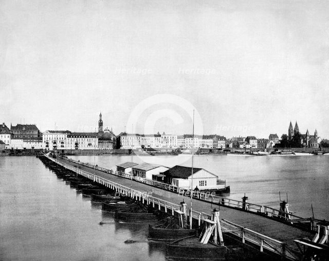 Koblenz on the Rhine, Germany, 1893. Artist: John L Stoddard