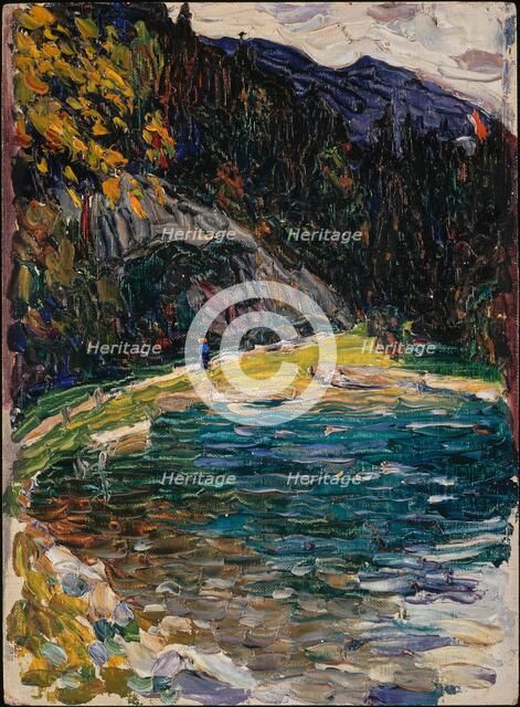 Kochel, Alte Kesselbergstrasse, 1902. Creator: Kandinsky, Wassily Vasilyevich (1866-1944).