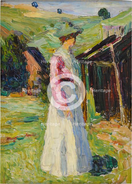 Kochel, Gabriele Münter, 1902. Creator: Kandinsky, Wassily Vasilyevich (1866-1944).