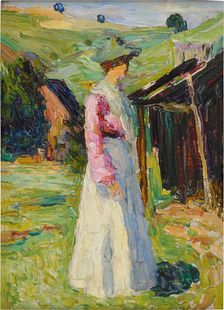 Kochel, Gabriele Münter, 1902. Creator: Kandinsky, Wassily Vasilyevich (1866-1944)