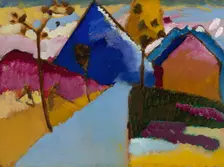 Kochel, Straight Street , 1909. Creator: Kandinsky, Wassily Vasilyevich (1866-1944)