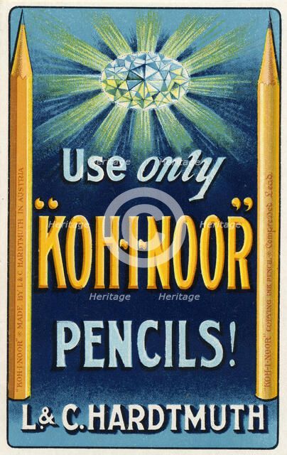 Koh-I-Noor pencils, 1900s. Artist: Unknown