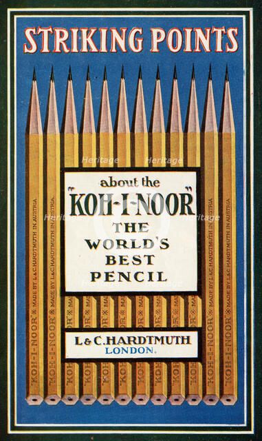 Koh-I-Noor pencils, 1900s. Artist: Unknown
