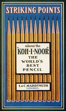 Koh-I-Noor pencils, 1900s