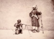 Kohistani and Hazara combatants, Kabul, Afghanistan, c1880. Creator: John Burke