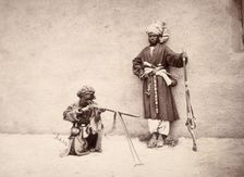 Kohistani and Hazara combatants, Kabul, Afghanistan, c1880. Creator: John Burke