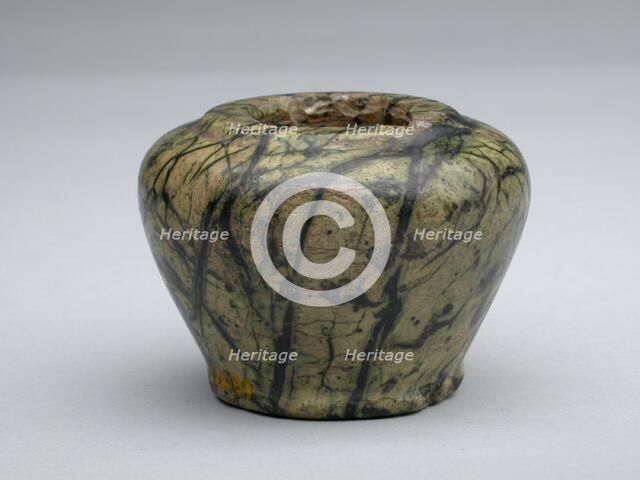 Kohl Jar, Egypt, New Kingdom, Dynasty 18 (about 1550-1069 BCE). Creator: Unknown.