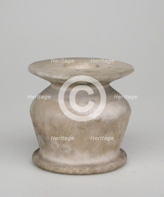 Kohl Jar, Egypt, New Kingdom, Dynasty 18 (about 1550-1295 BCE). Creator: Unknown.