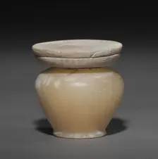 Kohl Jar with Lid, 1980-1801 BC. Creator: Unknown