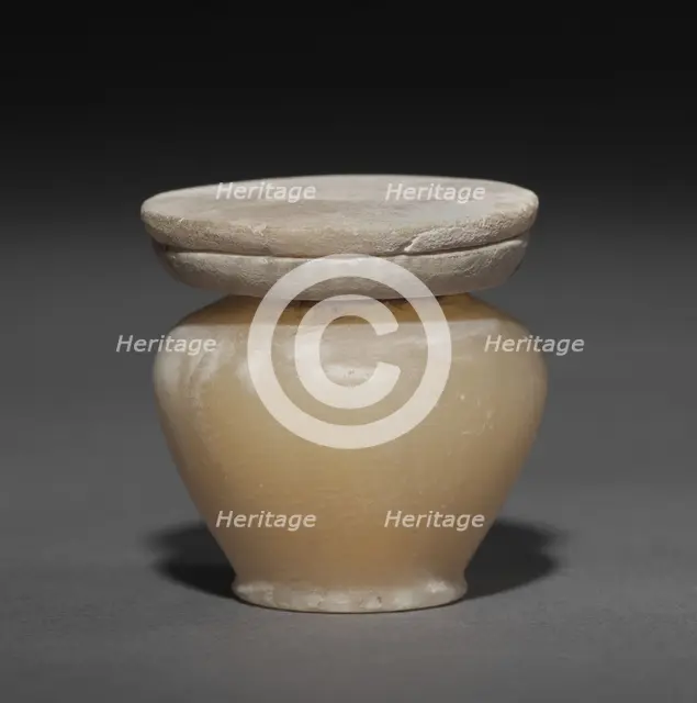Kohl Jar with Lid, 1980-1801 BC. Creator: Unknown.
