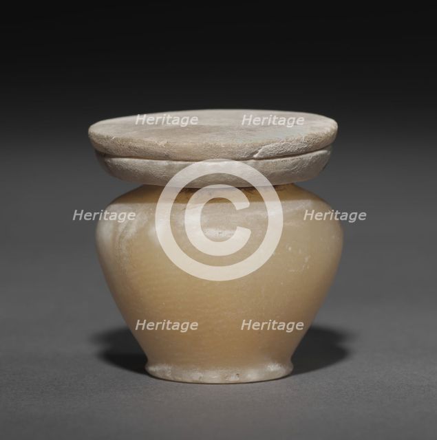 Kohl Jar with Lid, 1980-1801 BC. Creator: Unknown.