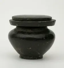 Kohl Jar with Lid, Egypt, Middle Kingdom, Dynasties 12-13 (about 1985-1650 BCE). Creator: Unknown