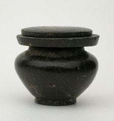 Kohl Jar with Lid, Egypt, Middle Kingdom, Dynasties 12-13 (about 1985-1650 BCE). Creator: Unknown