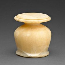 Kohl Jar with Lid, Egypt, Middle Kingdom, Dynasty 12 (about 1985-1773 BCE). Creator: Unknown