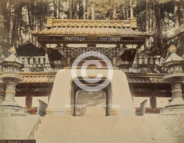 Kokamon, Iyemitsu, about 1875-1890s. Creator: Adolfo Farsari.
