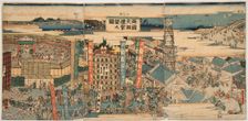 Kokugikan in East Edo, 1853
