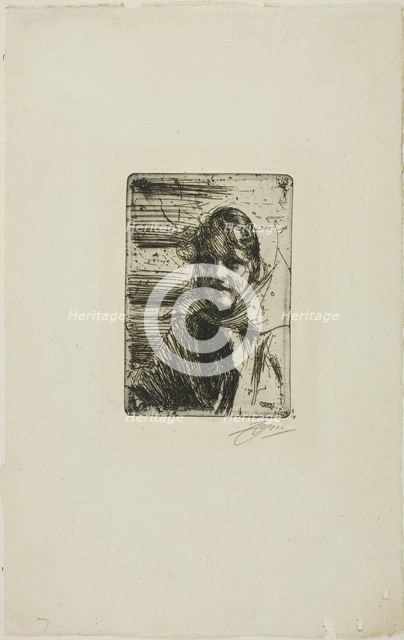 Kol Margit, 1900. Creator: Anders Leonard Zorn.