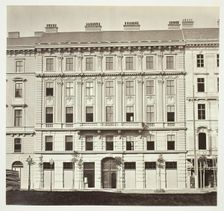 Kolowrat-Ring No. 10, Wohnhaus der Frau C. Hoffmann, 1860s. Creator: Unknown
