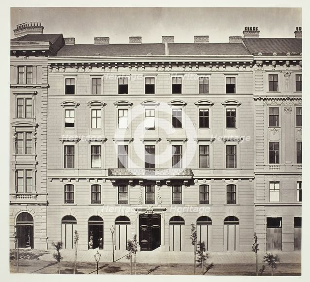 Kolowrat-Ring No. 12, Wohnhaus des Grafen Eugen Kinsky, 1860s. Creator: Unknown.