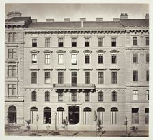 Kolowrat-Ring No. 12, Wohnhaus des Grafen Eugen Kinsky, 1860s. Creator: Unknown