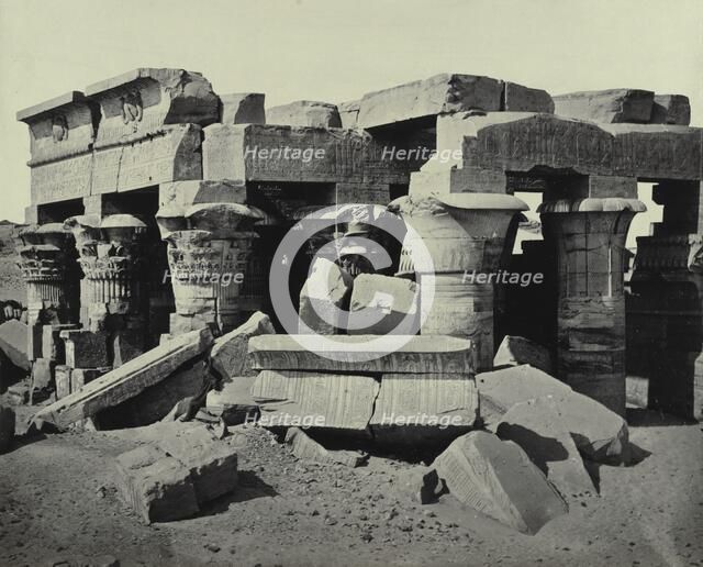 Kom Ombo, c. 1858. Creator: Francis Frith (British, 1822-1898); William Mackenzie.