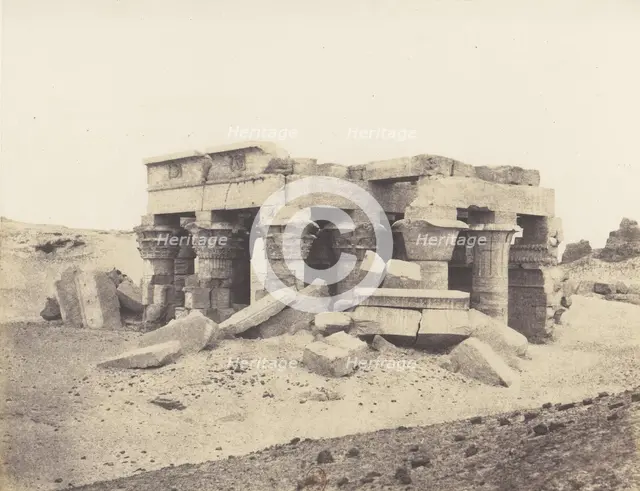 Kôm-Ombou (Ombos), Vue Générale des Ruines, 1851-52, printed 1853-54. Creator: Félix Teynard.