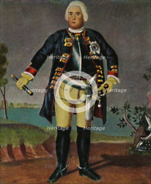 'König Friedrich Wilhelm I. v. Preußen 1688-1740. - Stich nach dem Gemälde von Weidemann', 1934. Creator: Unknown.