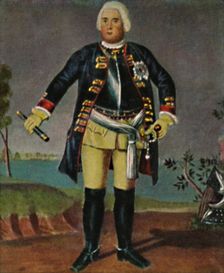König Friedrich Wilhelm I. v. Preußen 1688-1740. - Stich nach dem Gemälde von Weidemann 1934. Creator: Unknown
